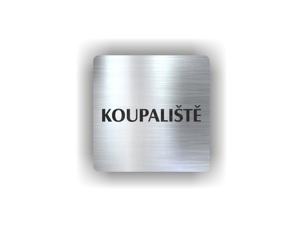 Cedule koupaliště – plast (piktogram)