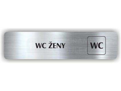 Cedule wc ženy – plast (piktogram)
