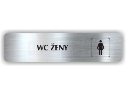 Cedule wc ženy – plast (piktogram)