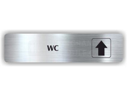 Piktogram - WC ŠIPKA NAHORŮ