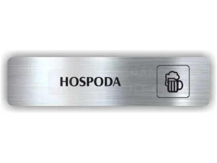 Cedule hospoda – plast (piktogram)