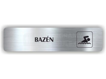 Cedule bazén – plast (piktogram)