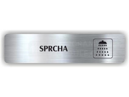 Cedule sprcha – plast (piktogram)