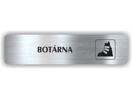 Cedule botárna – plast (piktogram)