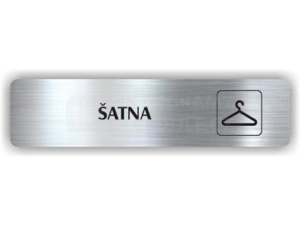 Cedule šatna – plast (piktogram)