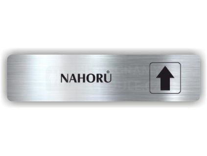 Cedule nahorů – plast (piktogram)