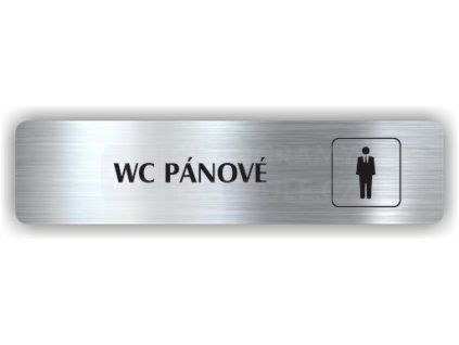 Cedule wc pánové – plast (piktogram)