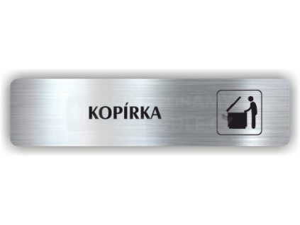 Cedule kopírka – plast (piktogram)