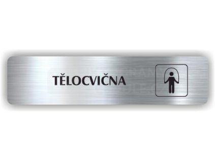 Cedule tělocvična – plast (piktogram)