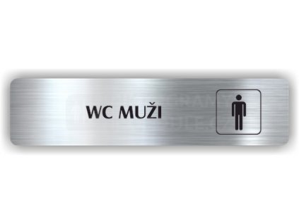 Piktogram - WC MUŽI