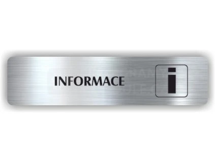 Cedule informace – plast (piktogram)