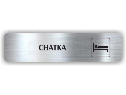 Cedule chatka – plast (piktogram)