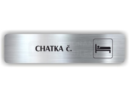 Piktogram - CHATKA Č. XXXX (ČÍSLO)