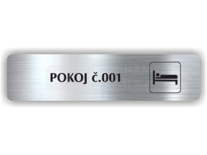 Piktogram - POKOJ Č. XXXX (ČÍSLO)