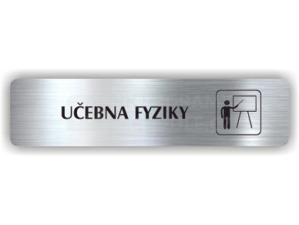 Cedule učebna fyziky – plast (piktogram)