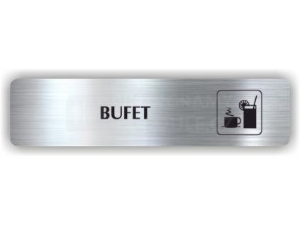 Cedule bufet – plast (piktogram)