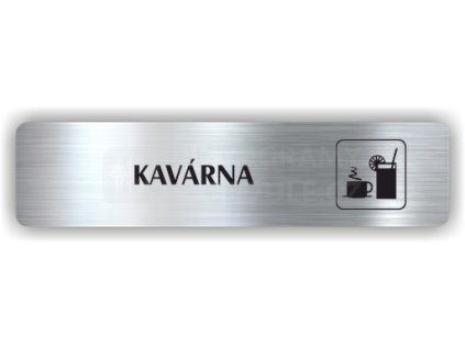 Cedule kavárna – plast (piktogram)