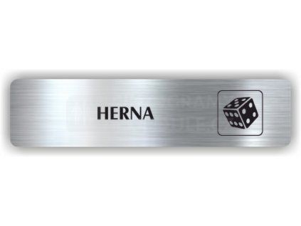 Cedule herna – plast (piktogram)