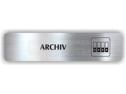 Cedule archiv – plast (piktogram)