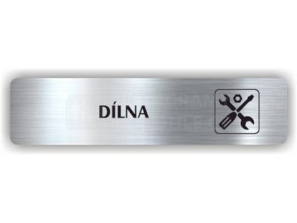 Cedule dílna – plast (piktogram)