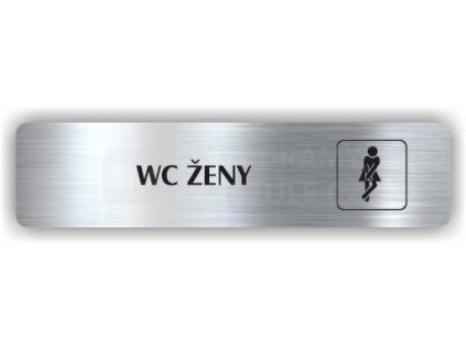 Cedule wc ženy – plast (piktogram)