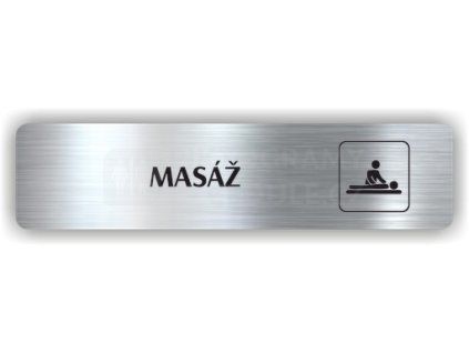 Cedule masáž – plast (piktogram)
