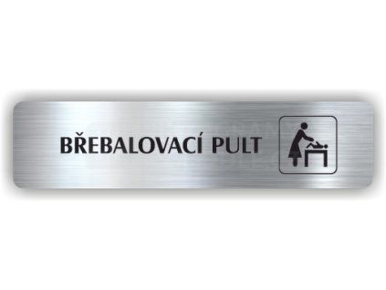 Cedule přebalovací pult – plast (piktogram)