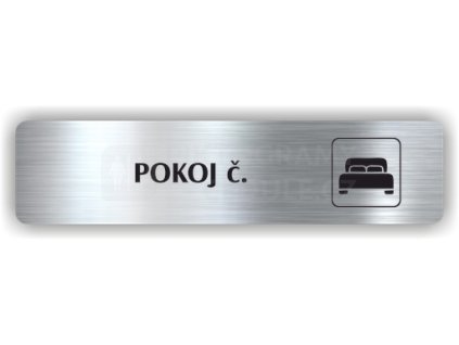 Piktogram - POKOJ Č. XXXX (ČÍSLO)