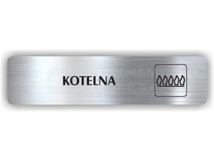 Cedule kotelna – piktogram