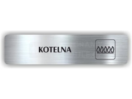 Cedule kotelna – plast (piktogram)