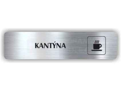 Cedule kantýna – plast (piktogram)