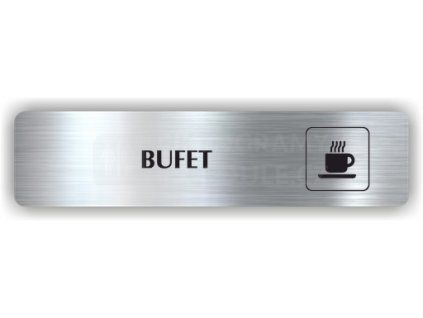 Cedule bufet – plast (piktogram)