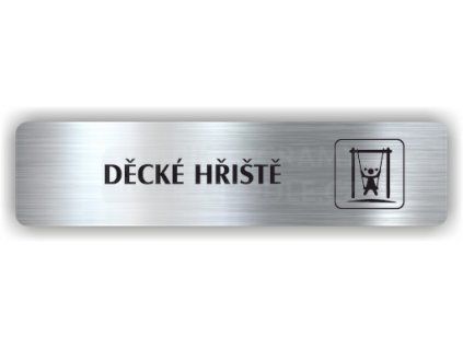 Cedule dětské hřiště – plast (piktogram)