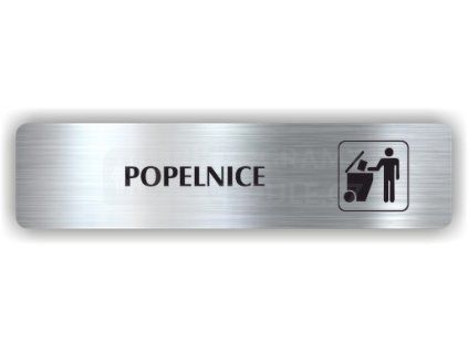 Cedule popelnice – plast (piktogram)