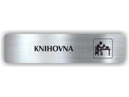 Cedule knihovna – plast (piktogram)