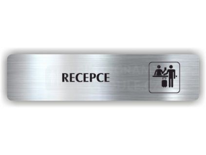 Cedule recepce – plast (piktogram)