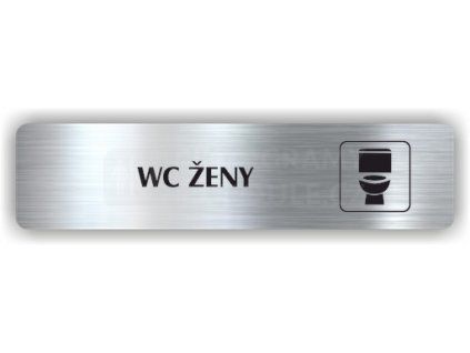 Cedule wc ženy – plast (piktogram)