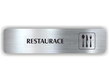 Cedule restaurace – plast (piktogram)