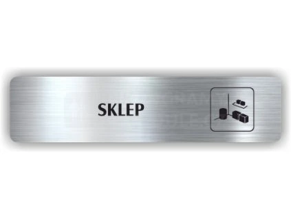 Cedule sklep – plast (piktogram)