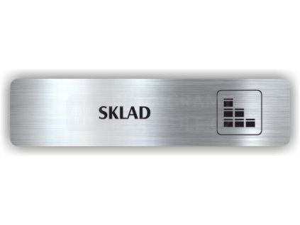 Cedule sklad – plast (piktogram)