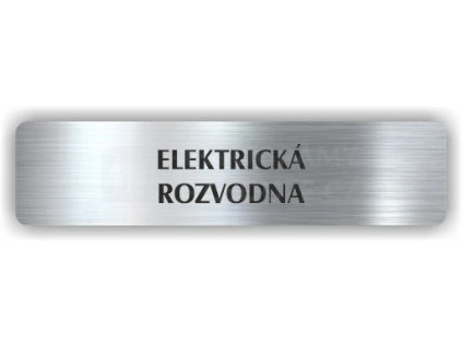 Cedule elektrická rozvodna – plast (piktogram)