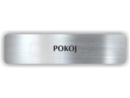 Cedule pokoj – plast (piktogram)