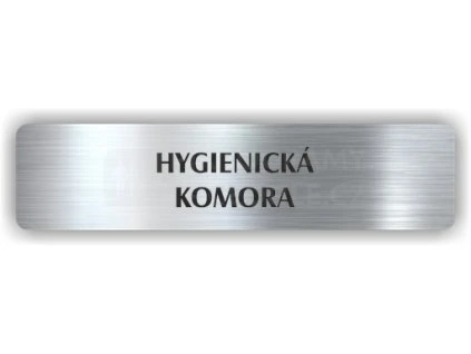 Cedule hygienická komora – plast (piktogram)