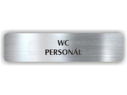 Cedule wc personál – plast (piktogram)