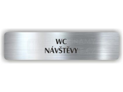 Cedule wc návštěvy – plast (piktogram)