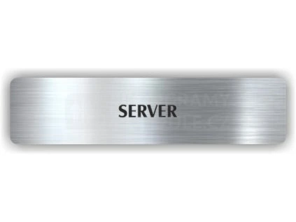 Cedule server – plast (piktogram)