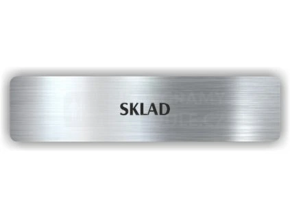 Cedule sklad – plast (piktogram)