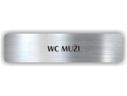 Cedule wc muži – piktogram