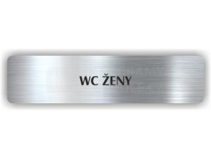 Cedule wc ženy – plast (piktogram)