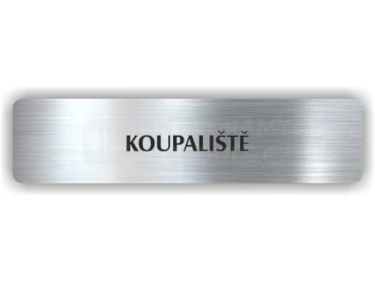 Cedule koupaliště – plast (piktogram)